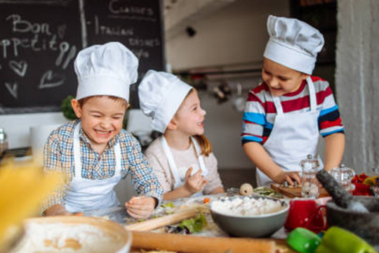 Kids cook, too!